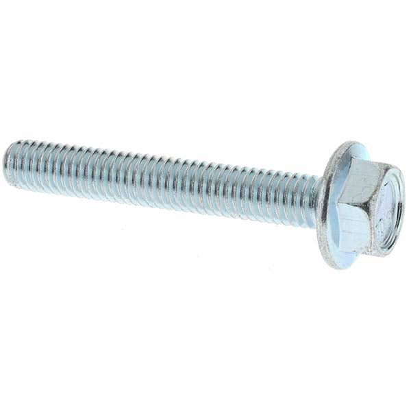 Value Collection 4557 Smooth Flange Bolt M6 x 1 Metric, 40 mm Length Under Head, Partially Threaded