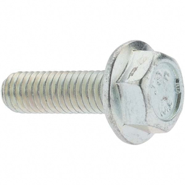 Value Collection 4553 Smooth Flange Bolt M6 x 1 Metric, 20 mm Length Under Head