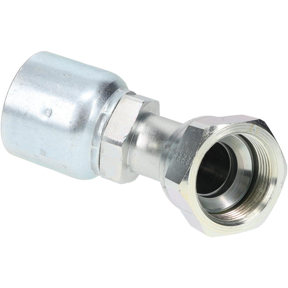 Parker BD13743-20-20 Hydraulic Hose Straight Female SAE 45 ° JIC Swivel Fitting 1.25" ID, 20 mm, 1-5/8-12