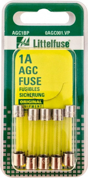Value Collection BD7572 Cartridge Fast-Acting Fuse 1 A, 1-1/4" OAL, 1/4" Dia