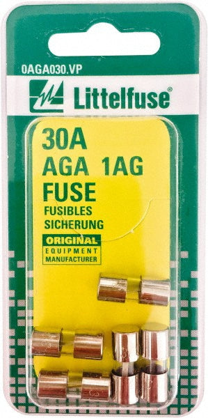 Value Collection BD7562 Cartridge Fast-Acting Fuse 30 A, 5/8" OAL, 1/4" Dia