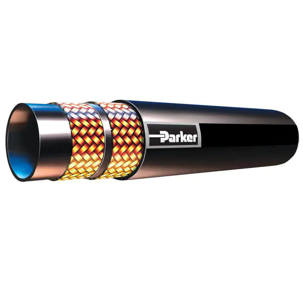 Parker 471TC-6-RL -6 Hose Size, 3/8" ID x 0.68" OD, 5,000 psi Work Pressure Hydraulic Hose