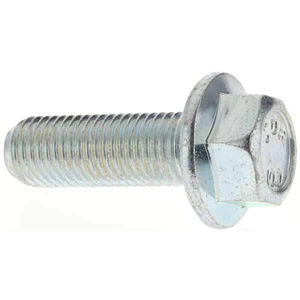 Value Collection MP4572 Smooth Flange Bolt M10 x 1.25 Metric, 30 mm Length Under Head, Fully Threaded