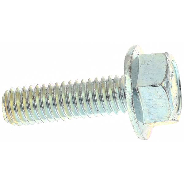 Value Collection MP4553 Smooth Flange Bolt M6 x 1 Metric, 20 mm Length Under Head
