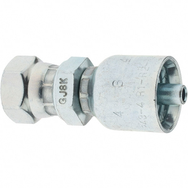 Parker KP84362 Hydraulic Hose Swivel Fitting 0.25" ID, 4 mm, 1/4-19
