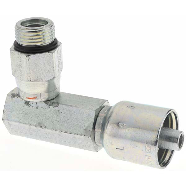 Parker KP81376 Hydraulic Hose 90 ° Elbow 0.375" ID, 6 mm, 3/4-16
