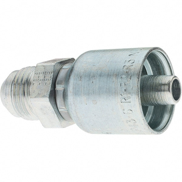 Parker KP81289 Hydraulic Hose Male SAE 37 ° JIC Rigid Fitting 0.375" ID, 6 mm, 3/4-16
