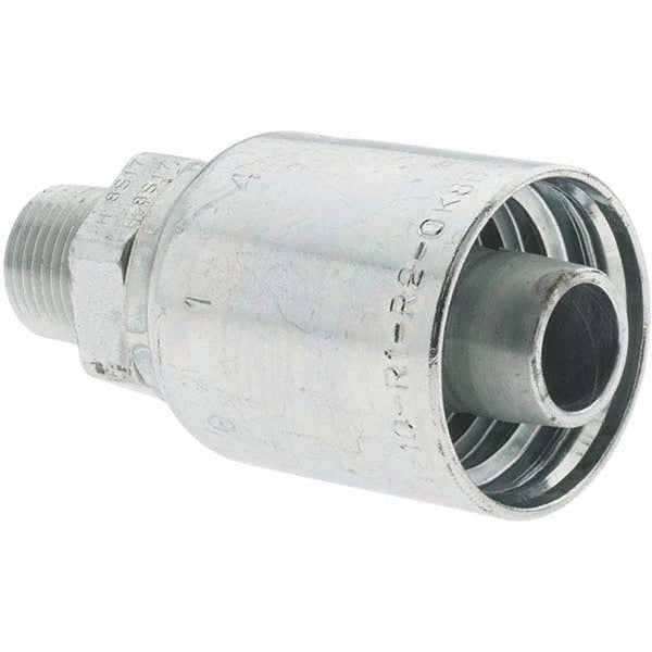 Parker KP81278 Hydraulic Hose MPT Fitting 0.625" ID, 10 mm, 3/8-18