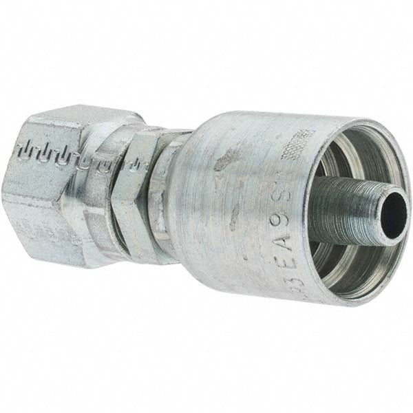 Parker KP80003 Hydraulic Hose Female Seal-Lok Swivel Short Fitting 0.375" ID, 6 mm, 13/16-16