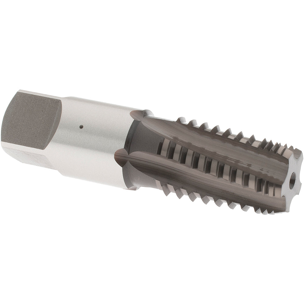 OSG 1205300408 Interrupted Thread Pipe Taps Thread Size (Inch) 3/8-18 Overall Length (Decimal Inch) 2.562992125984252 Thread Standard NPT Material Cobalt Thread Length (Decimal Inch) 1.062 Shank Diameter (Decimal Inch) 0.7