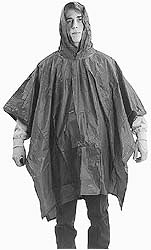 Tingley P68808 Rain Poncho Size Universal, Non-Hazardous Protection, Green, PVC