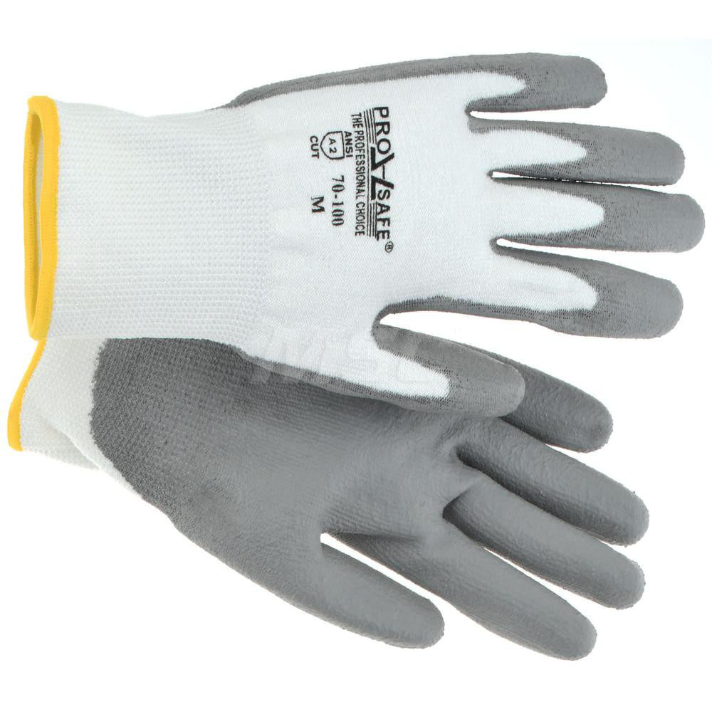 PRO-SAFE 70-100-M Cut-Resistant Gloves PRO-SAFE Size Medium, ANSI Cut A2, ANSI Puncture 1, Polyurethane, Dyneema
