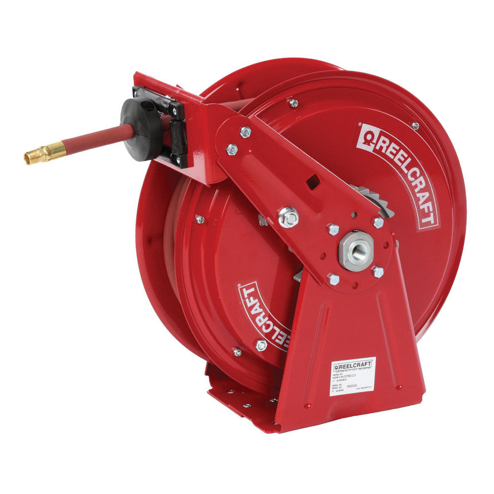 Reelcraft DP7850 OLP Hose Reel with Hose 1/2" ID Hose x 50', Spring Retractable