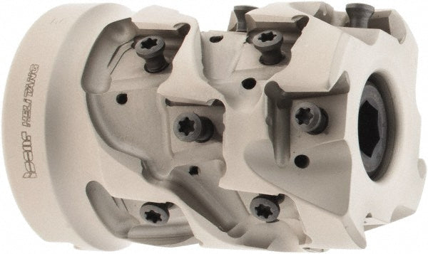 Iscar 3105093 2" Cut Dia, 1" Arbor Hole Dia, 1.87" Max Depth, Indexable Square-Shoulder Face Mill