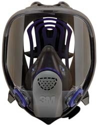 3M 7100001847 Full Face Respirator Silicone, Bayonet, Large