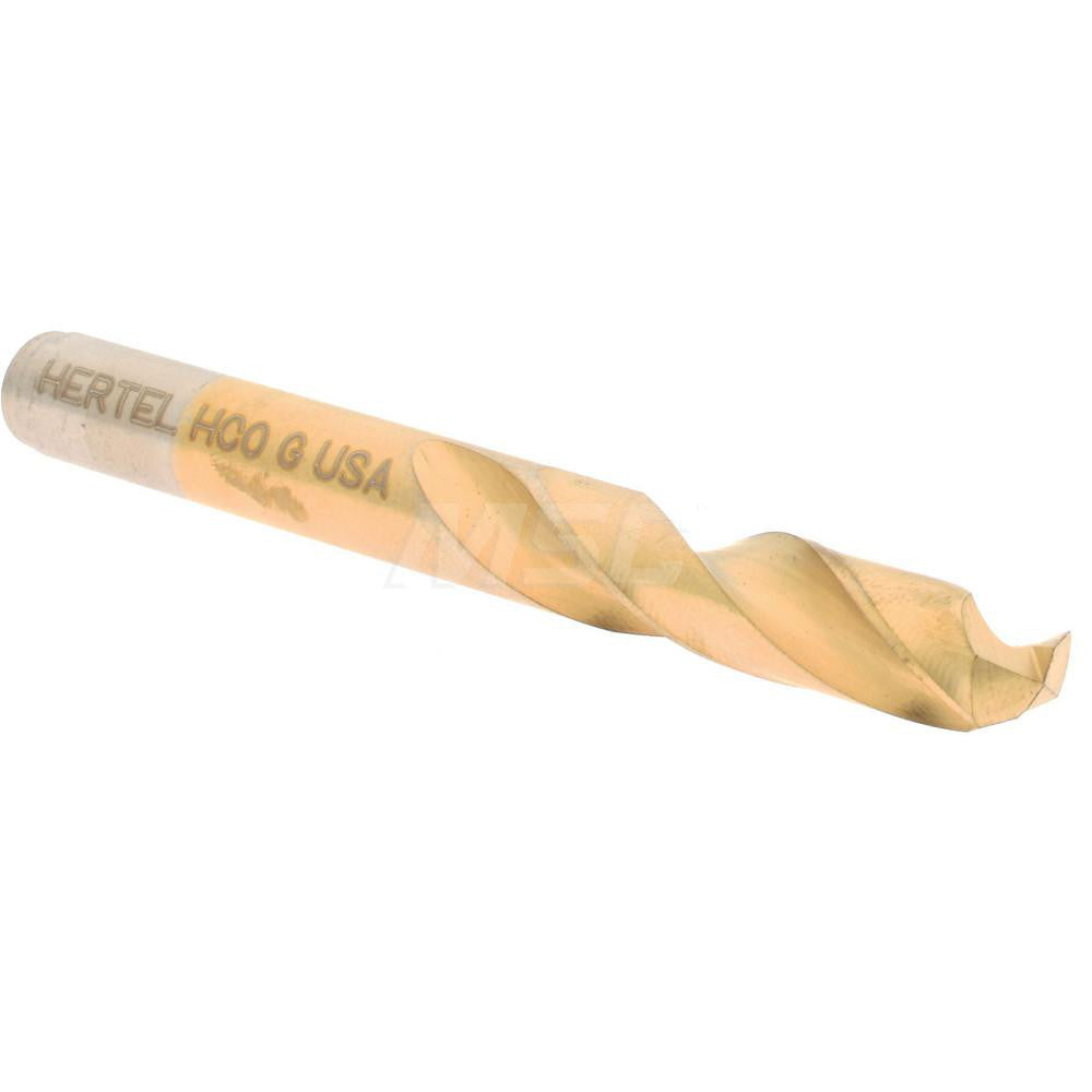 Hertel 66691569 Screw Machine Length Drill Bit Letter G, (0.2610) Dia, 135 deg, Cobalt