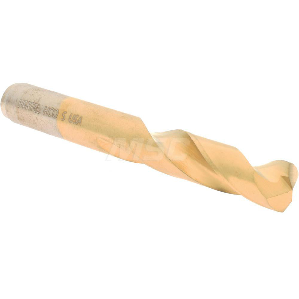 Hertel 66691684 Screw Machine Length Drill Bit Letter S, (0.3480) Dia, 135 deg, Cobalt