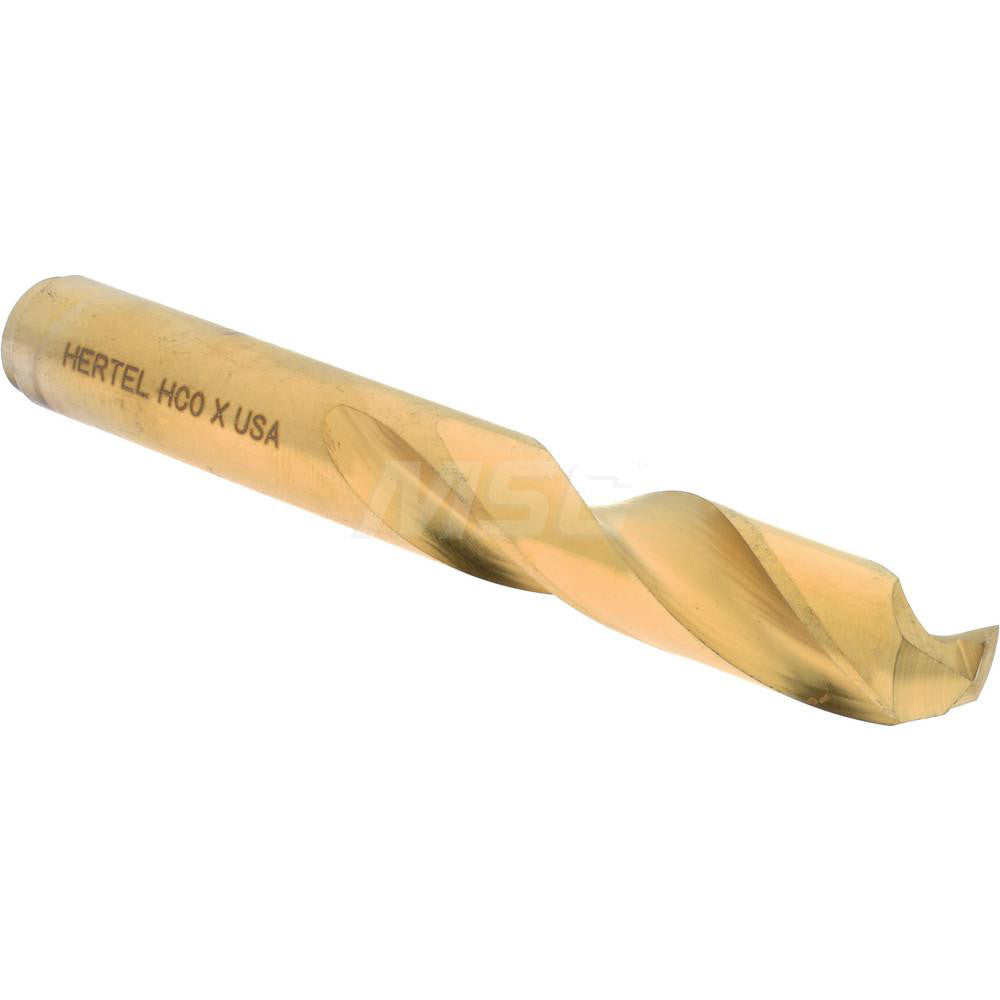 Hertel 66691734 Screw Machine Length Drill Bit Letter X, (0.3970) Dia, 135 deg, Cobalt