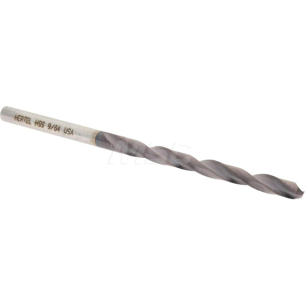 Hertel 300SBTA 9/64 Jobber Length Drill Bit 9/64" (0.1406) Dia, 135 deg, HSS