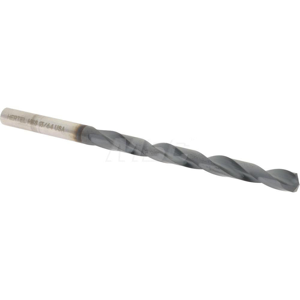 Hertel 300SBTA 13/64 Jobber Length Drill Bit 13/64" (0.2031) Dia, 135 deg, HSS