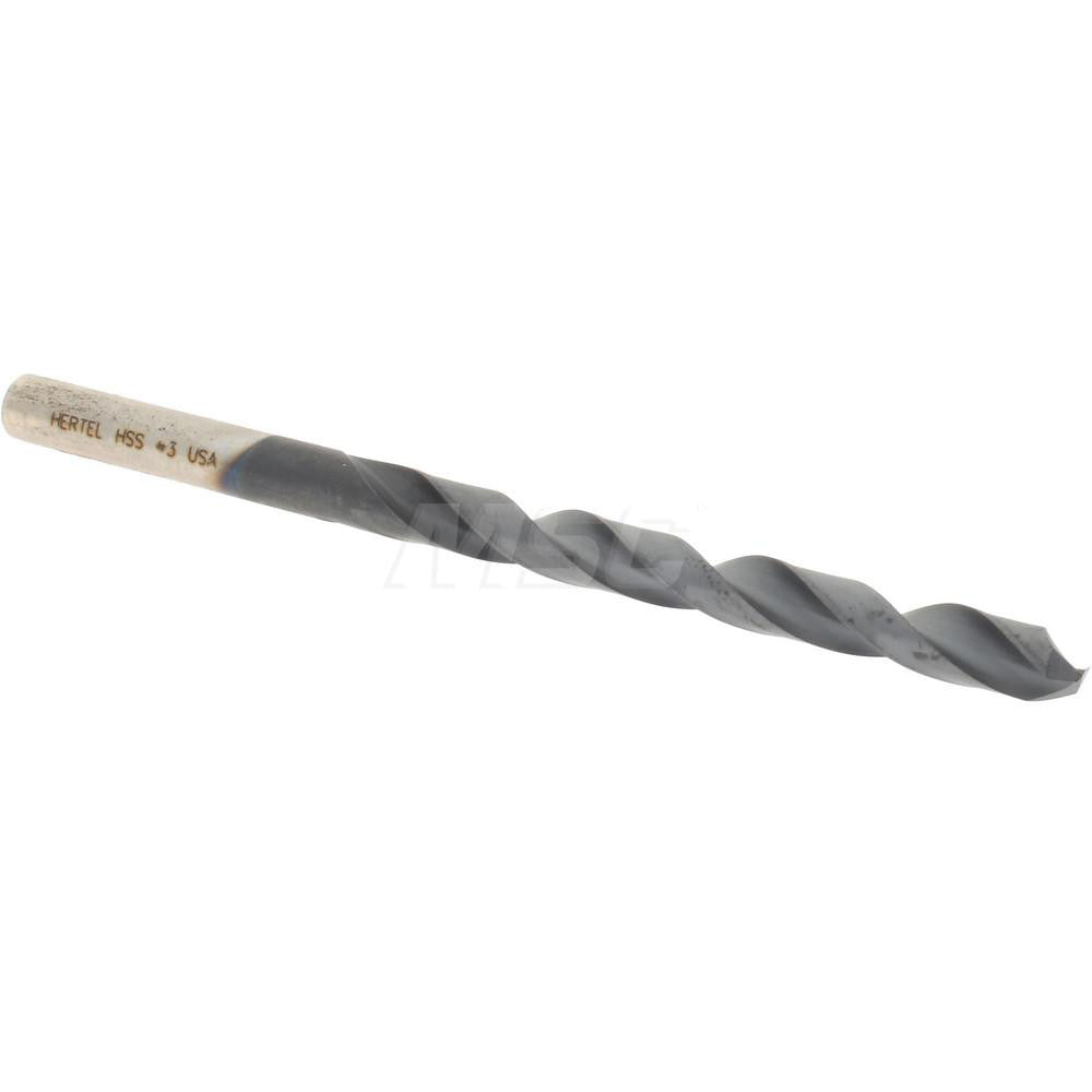Hertel 300SBTA 3 Jobber Length Drill Bit #3 (0.2130) Dia, 135 deg, HSS