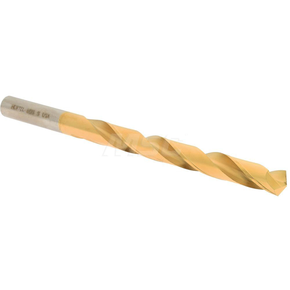 Hertel 66693920 Jobber Length Drill Bit Letter S (0.3480) Dia, 135 deg, HSS
