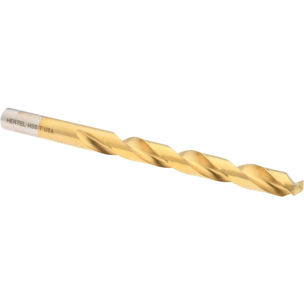Hertel 66693938 Jobber Length Drill Bit Letter T (0.3580) Dia, 135 deg, HSS