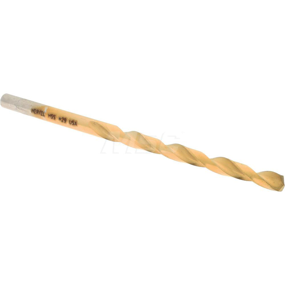 Hertel 300SBT 29 Jobber Length Drill Bit #29 (0.1360) Dia, 135 deg, HSS