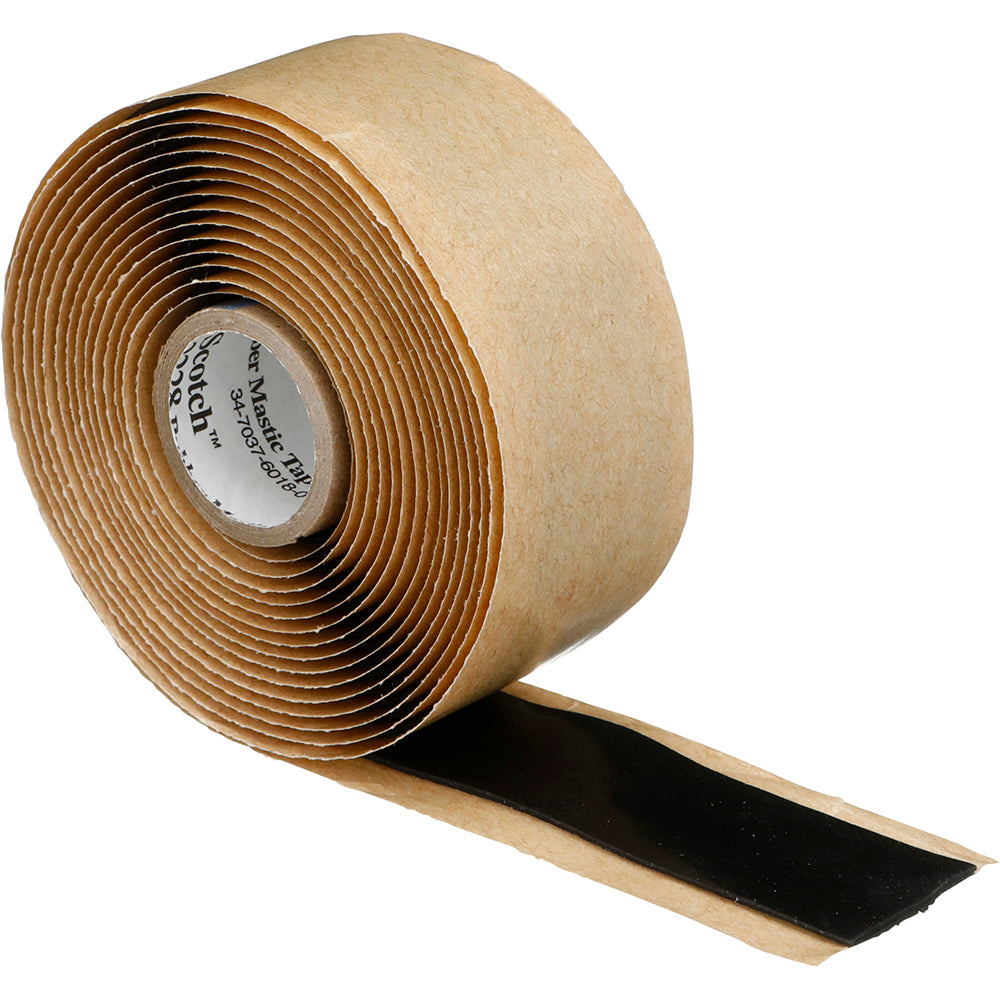 Scotch 7000006048 Electrical Tape 1" Wide, 10' Long, 65 mil Thick, Black