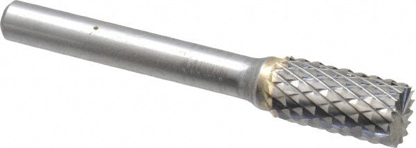 Kyocera SGS Precision Tools 10272 Abrasive Burr SB-3 DDC, 3/8" Cut Dia, Cylinder With End Cut, Omega Cut