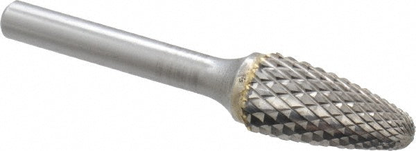 Kyocera SGS Precision Tools 10286 Abrasive Burr SF-5 DDC, 1/2" Cut Dia, Ball Nose Tree, Omega Cut