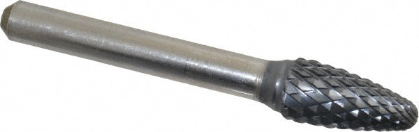 Kyocera SGS Precision Tools 10320 Abrasive Burr SF-3 DDC, 3/8" Cut Dia, Ball Nose Tree, Omega Cut