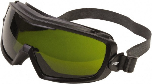 Uvex S3543X Safety Goggles Anti-Fog, Green Polycarbonate Lenses