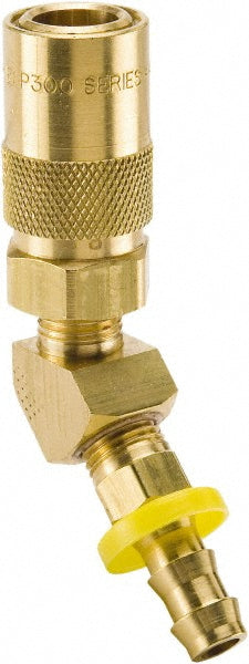 Parker PC226-BP Hydraulic Hose 45 deg Push-Lok Barb Coupler 0.3750" Hose ID, 200 psi