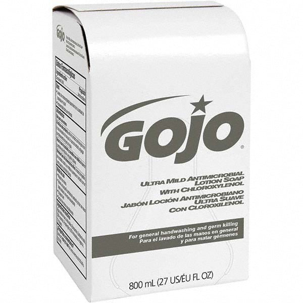 GOJO 9212-12 GOJO Ultra Mild Antimicrobial Lotion Soap with Chloroxylenol, 12/Case