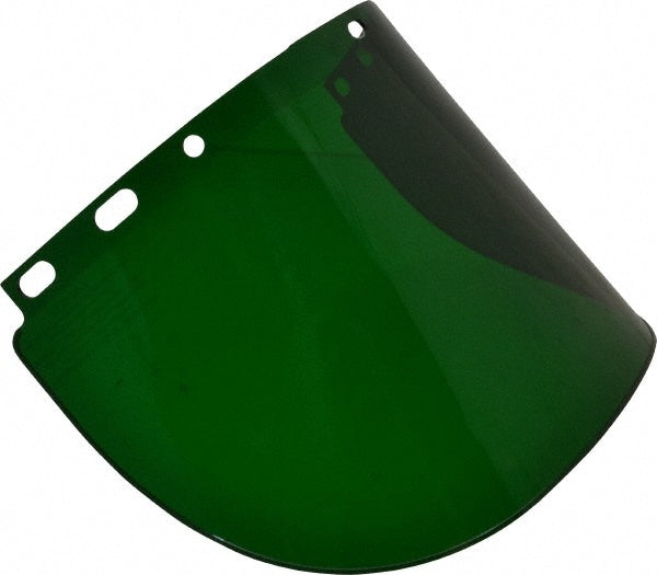 North 4178IRUV3 Face Shield Windows & Screens Welding Window, Green, 3, 8" High, 0.06" Thick