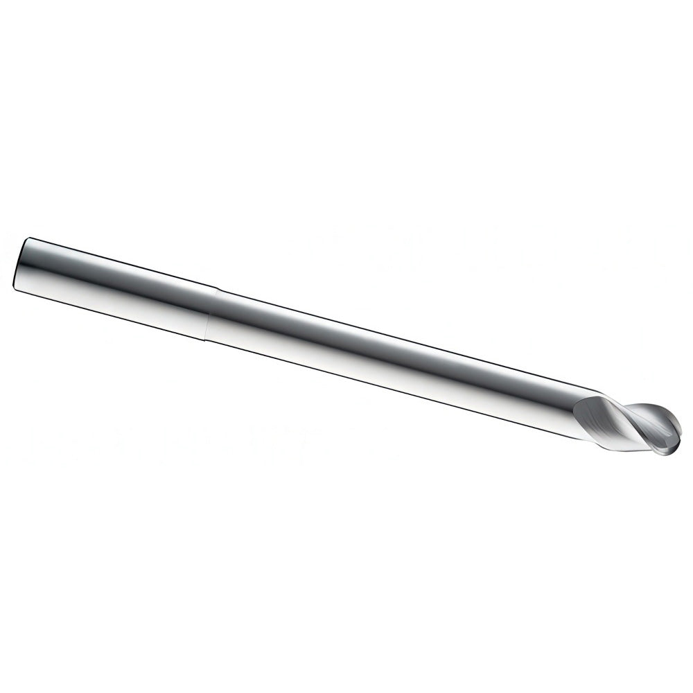 Kyocera SGS Precision Tools 34650 Ball End Mill 0.25" Dia, 0.375" LOC, 2 Flute, Solid Carbide