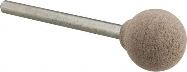 Cratex B121A120CXG 1/8 Mounted Point 1/2" Thick, 1/8" Shank Dia, B121, 120 Grit, Fine