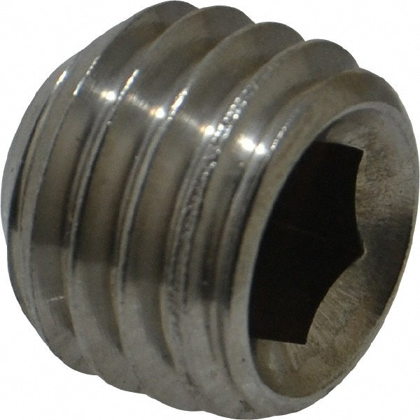 Value Collection R63263884 Set Screw 5/8-11 x 1/2", Cup Point, Stainless Steel, Grade 18-8