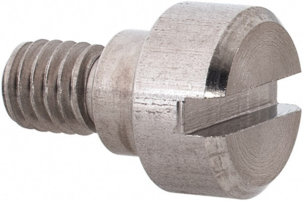 ELECTRO HARDWARE SCS375-12 Precision Shoulder Screw 1/4" Shoulder Dia, 1/8" Shoulder Length, #10-32 Thread, 1/4" Thread Length, Stainless Steel, Slotted
