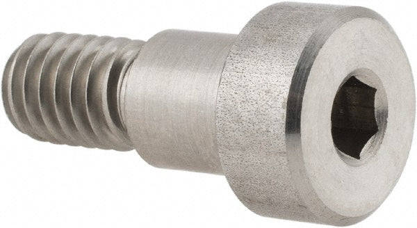 ELECTRO HARDWARE SCB962-2 Precision Shoulder Screw 3/8" Shoulder Dia, 3/8" Shoulder Length, 5/16-18, 1/2" Thread Length, 303 Stainless Steel, Hex Socket