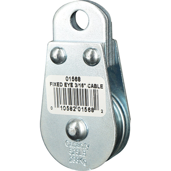 Block Division 01568-C 525 Lbs. Load Limit, Rigid Eye Block