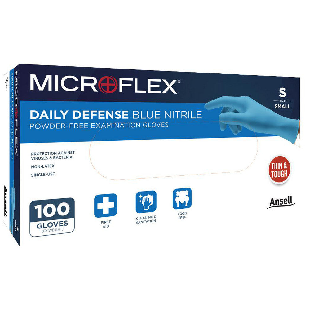 Ansell 10733090 Disposable/Single Use Gloves Primary Material Nitrile Thickness (mil) 4.3 Grip Surface Grain (Fingers) Grade Medical Cuff Type Regular Length (Inch) 9.5