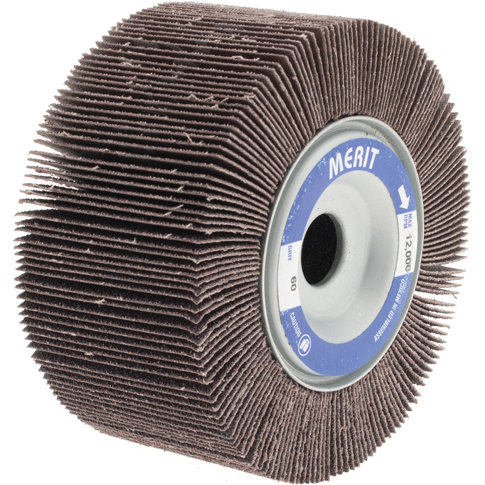 Merit Abrasives 08834122055 4 x 2" 60 Grit Aluminum Oxide Unmounted Flap Wheel