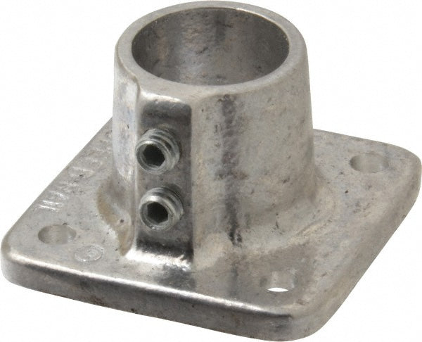 Hollaender 45-6 1" Pipe, Base Flange, Aluminum Alloy Flange Pipe Rail Fitting