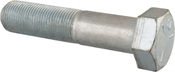 HHCS Made In USA MSCC83539 Hex Head Cap Screw 7/8-14 x 4", Grade 5 Steel, Zinc-Plated