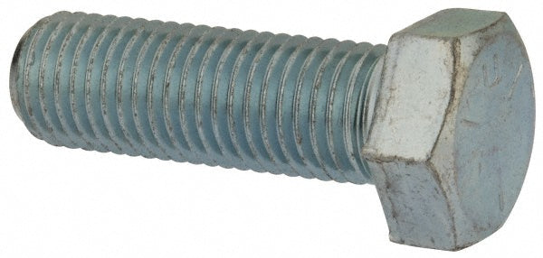 HHCS Made In USA MSC67431841-1 Hex Head Cap Screw 1-1/8 - 7 x 3-1/2", Grade 5 Steel, Zinc-Plated