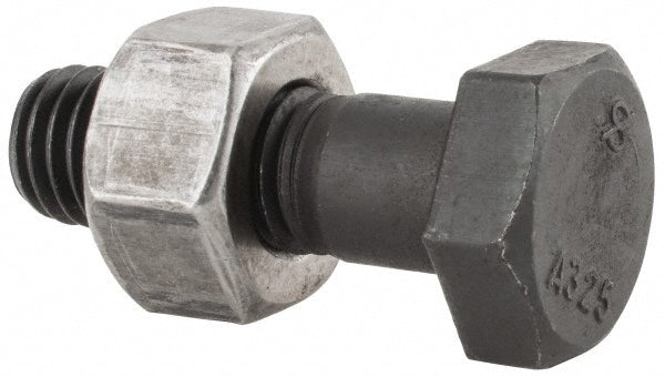 Value Collection HCI30620200N-020BX Hex Head Bolt 5/8-11, 2" Length Under Head, Steel, Grade A325