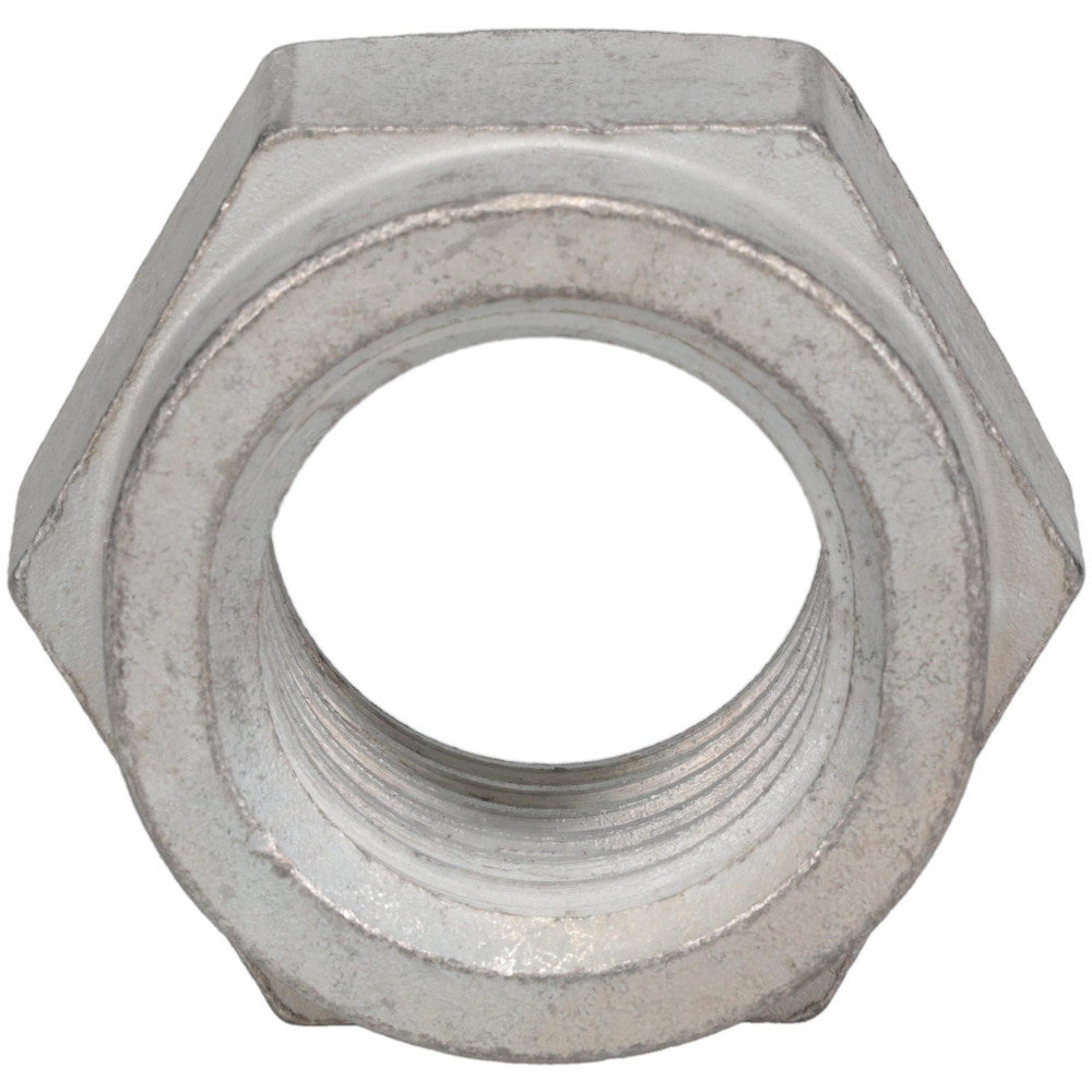 Value Collection SLI8150CAD-010BX Hex Lock Nut Distorted Thread Lock, 1-1/2-6, Grade C Steel, Clear Cadmium Finish