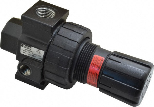 Parker 07R313AC Compressed Air Regulator 1/2" NPT, 250 Max psi, Standard